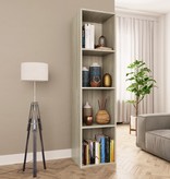 vidaXL Boekenkast/Tv-meubel 36x30x143 cm spaanplaat Sonoma eikenkleur