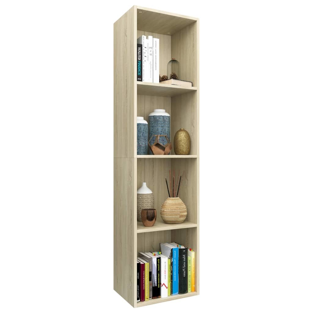 vidaXL Boekenkast/Tv-meubel 36x30x143 cm spaanplaat Sonoma eikenkleur