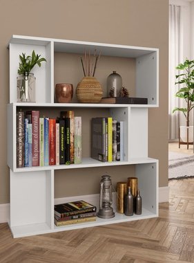 vidaXL Boekenkast/Kamerscherm 80x24x96 cm spaanplaat wit