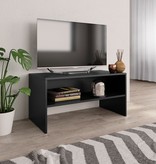 vidaXL Tv-meubel 80x40x40 cm spaanplaat zwart