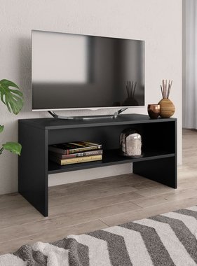 VidaXL Tv-meubel 80x40x40 cm spaanplaat zwart