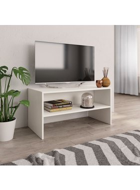 vidaXL Tv-meubel 80x40x40 cm spaanplaat wit