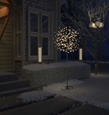 vidaXL Kerstboom 200 LED's warmwit licht kersenbloesem 180 cm