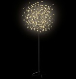 vidaXL Kerstboom 200 LED's warmwit licht kersenbloesem 180 cm