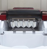 VidaXL IJsblokjesmachine 2,4 L 15 kg/24 u rood
