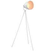 vidaXL Vloerlamp E27 metaal wit