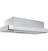 vidaXL Afzuigkap inbouw slank 480 m³/u aluminium roestvrij staal