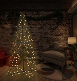 VidaXL Kegelkerstboom 240 LED's binnen en buiten 115x150 cm