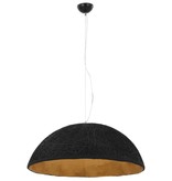 vidaXL Hanglamp E27 Ø70 cm zwart en goud