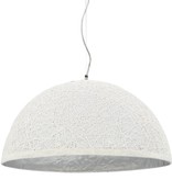 vidaXL Hanglamp E27 Ø50 cm wit en zilver