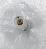 vidaXL Hanglamp E27 Ø50 cm wit en zilver