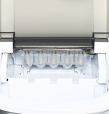 VidaXL IJsblokjesmachine 2,4 L 15 kg/24 u zilver