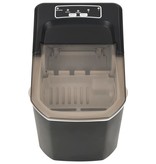 VidaXL IJsblokjesmachine 1,4 L 15 kg/24 u zwart