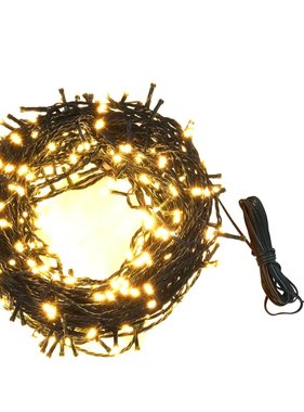 VidaXL Lichtsnoer met 400 LED's met 8 lichteffecten 40 m warmwit