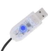 VidaXL Lichtsnoer met 400 LED's met 8 lichteffecten 40 m warmwit