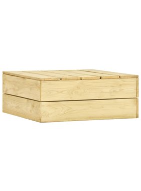 vidaXL Tuintafel 75x75x31 cm geïmpregneerd grenenhout