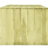 vidaXL Tuintafel 220x101,5x80 cm geïmpregneerd grenenhout