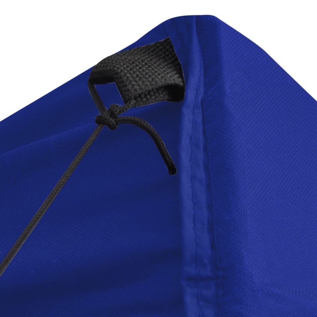 VidaXL Partytent met 4 zijwanden inklapbaar 2x2 m staal blauw