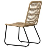 VidaXL Tuinstoelen 2 stuks poly rattan eikenkleurig