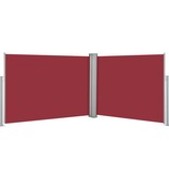 vidaXL Windscherm uittrekbaar 100x1000 cm rood