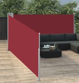 vidaXL Windscherm uittrekbaar 100x1000 cm rood