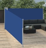 vidaXL Windscherm uittrekbaar 100x1000 cm blauw