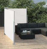 vidaXL Tuinscherm uittrekbaar dubbel 170x600 cm crème