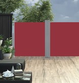 vidaXL Windscherm uittrekbaar 120x600 cm rood