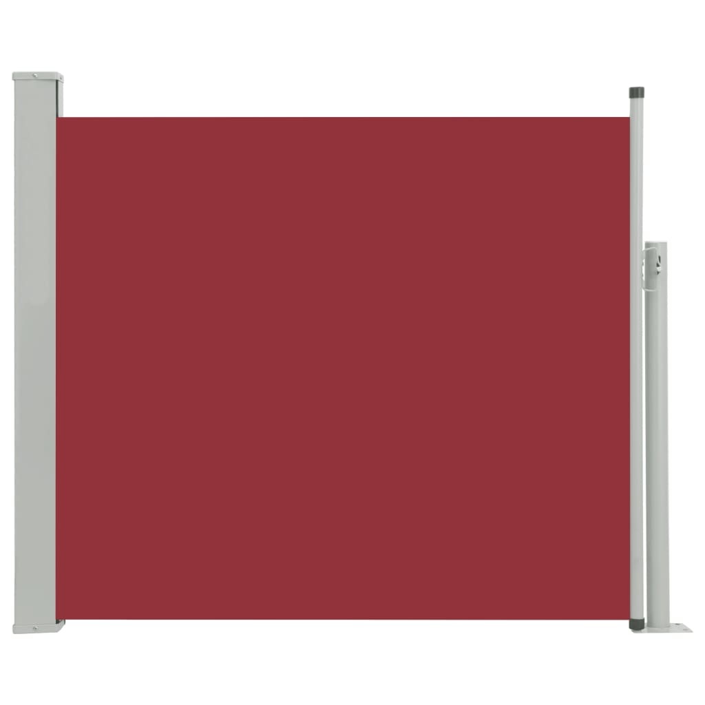 vidaXL Tuinscherm uittrekbaar 100x300 cm rood