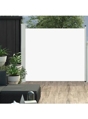 vidaXL Tuinscherm uittrekbaar 100x300 cm crème