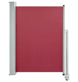 vidaXL Tuinscherm uittrekbaar 100x300 cm rood