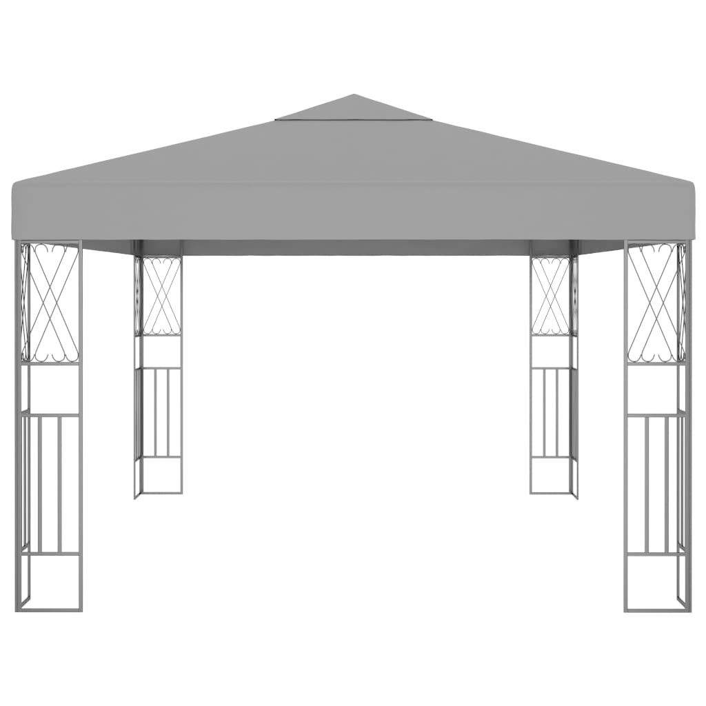 VidaXL Prieel 3x4 m stof antraciet