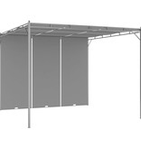 vidaXL Tuinprieel met zijgordijn 3x3x2,25 m antraciet