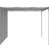 vidaXL Tuinprieel met zijgordijn 3x3x2,25 m antraciet