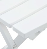 vidaXL Tuintafel inklapbaar 45,5x38,5x50 cm wit