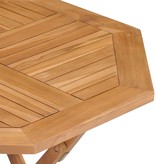 vidaXL Tuintafel inklapbaar 85x85x76 cm massief teakhout