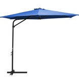 VidaXL Parasol met stalen paal 300 cm azuurblauw