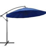 VidaXL Zweefparasol met aluminium paal 3 m blauw