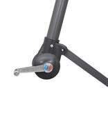 VidaXL Zweefparasol met aluminium paal 3 m blauw