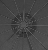 VidaXL Zweefparasol met aluminium paal 3 m zwart