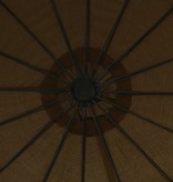 VidaXL Zweefparasol met aluminium paal 3 m taupe