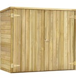 vidaXL Tuinschuur 135x60x123 cm geïmpregneerd grenenhout