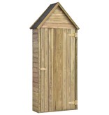 vidaXL Tuinschuur met deur 77x28x178 cm geïmpregneerd grenenhout