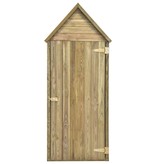 vidaXL Tuinschuur met deur 77x28x178 cm geïmpregneerd grenenhout