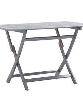 vidaXL Tuintafel inklapbaar 120x70x75 cm massief acaciahout