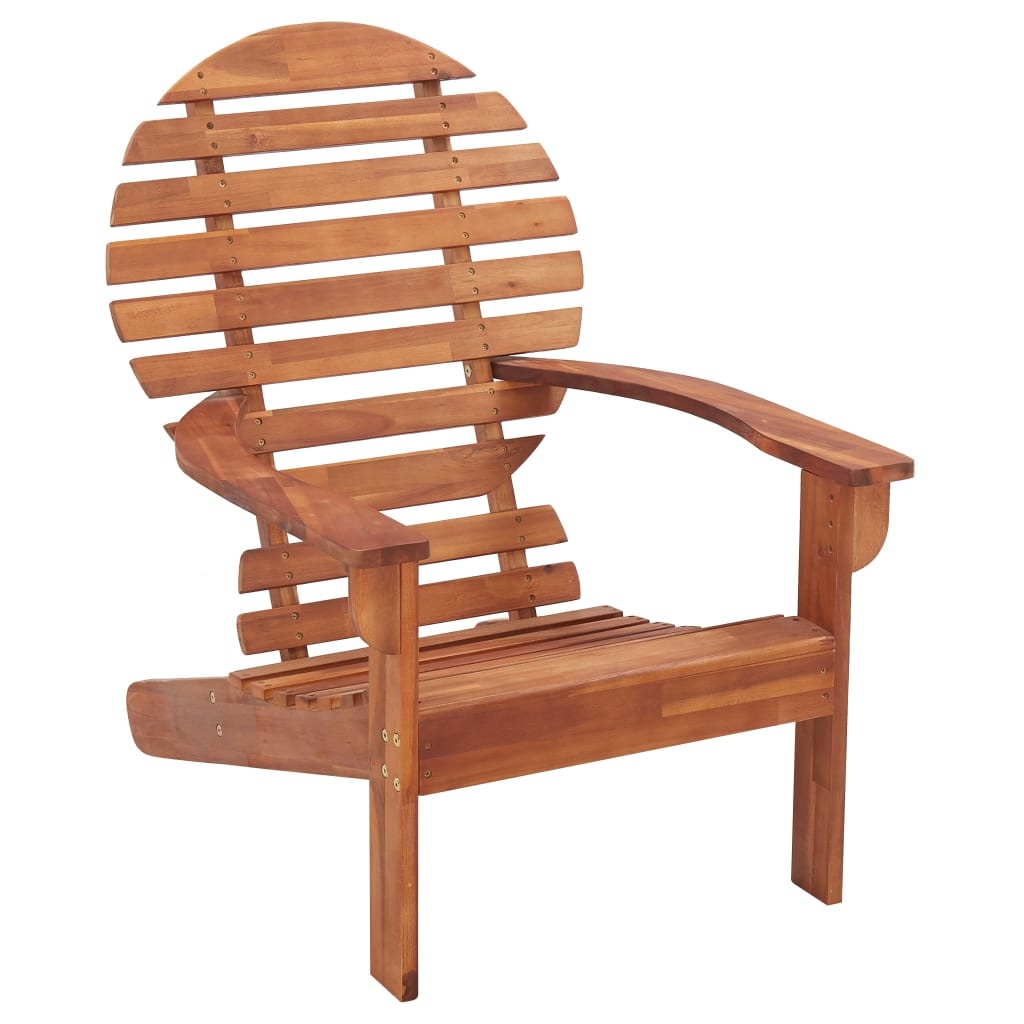 vidaXL Stoel Adirondack massief acaciahout