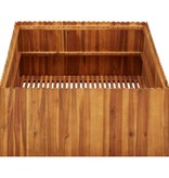 VidaXL Plantenbak verhoogd 100x100x50 cm massief acaciahout
