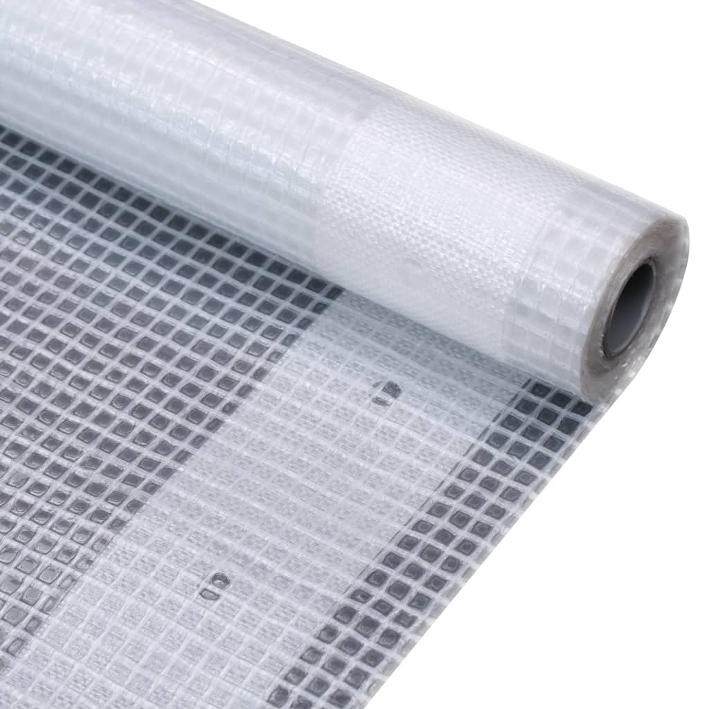 VidaXL Leno dekzeil 260 g/m² 4x10 m wit