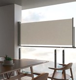 vidaXL Tuinscherm uittrekbaar 100x300 cm crème