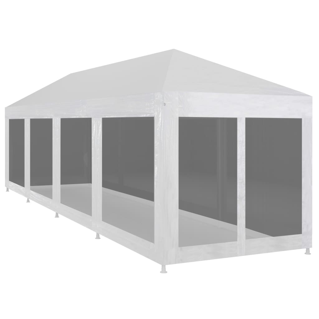 vidaXL Partytent met 10 mesh zijwanden 12x3 m